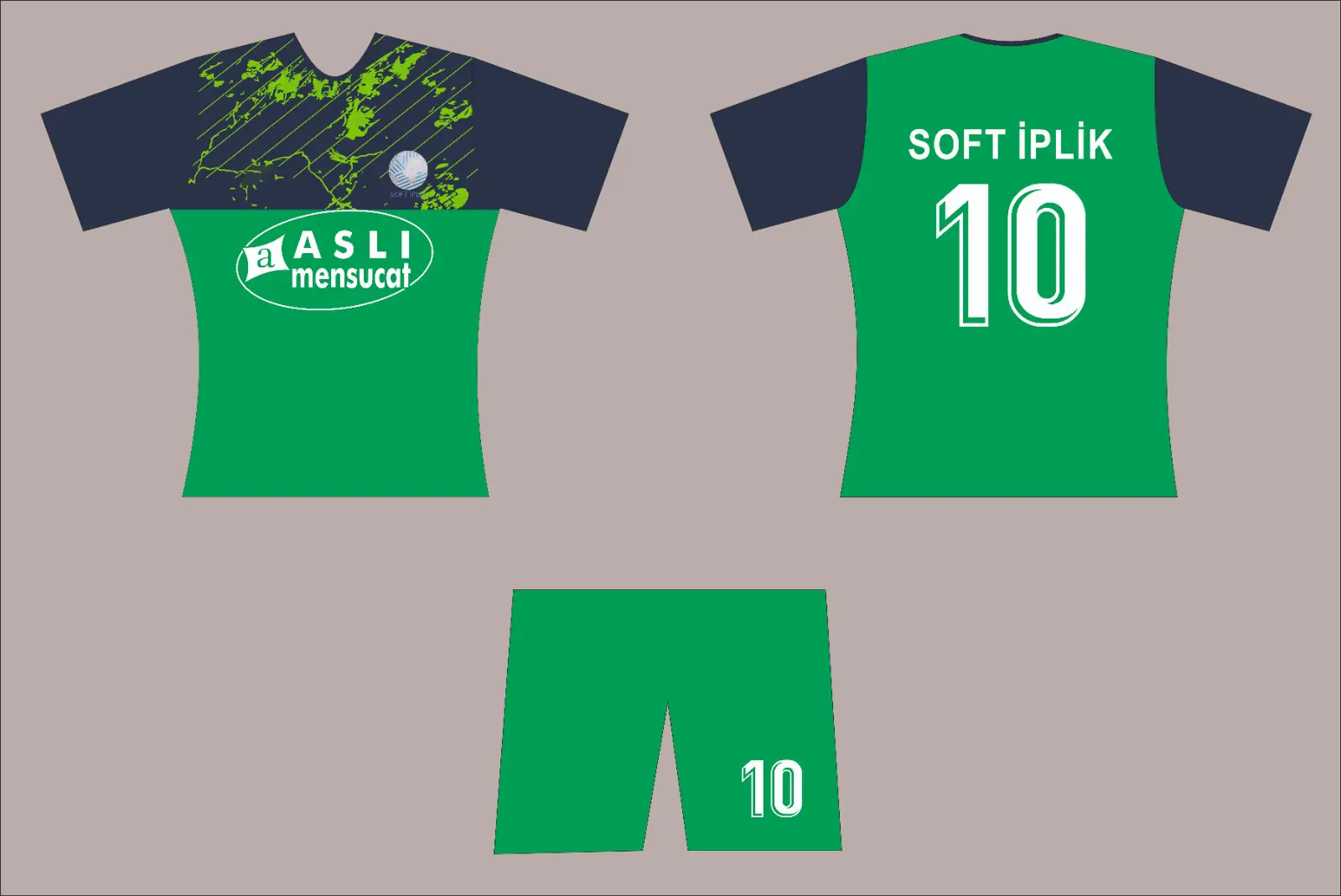 Futbol Forma tasarım örneği